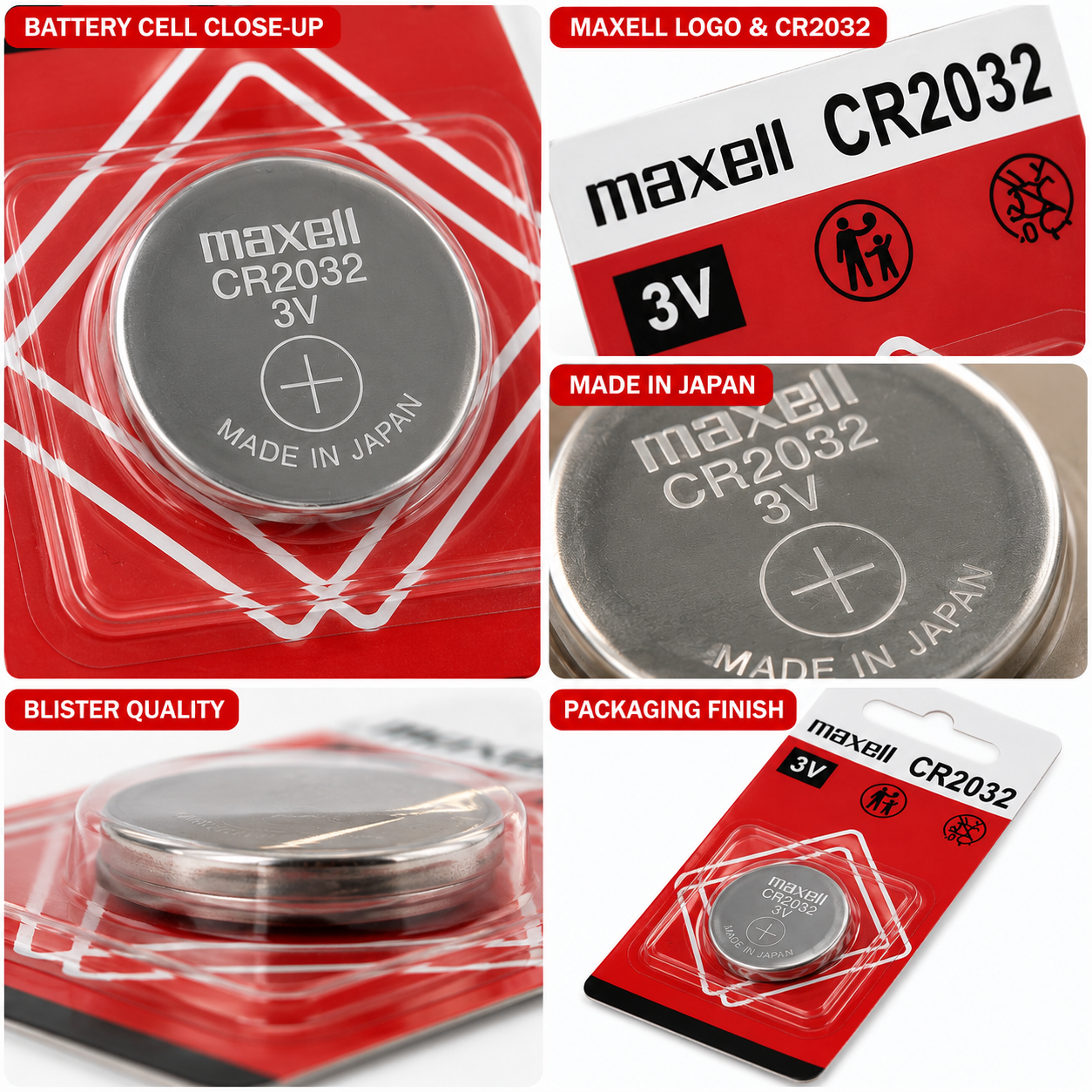 maxell cr2032 battery close up details maxell cr2032 battery close up details