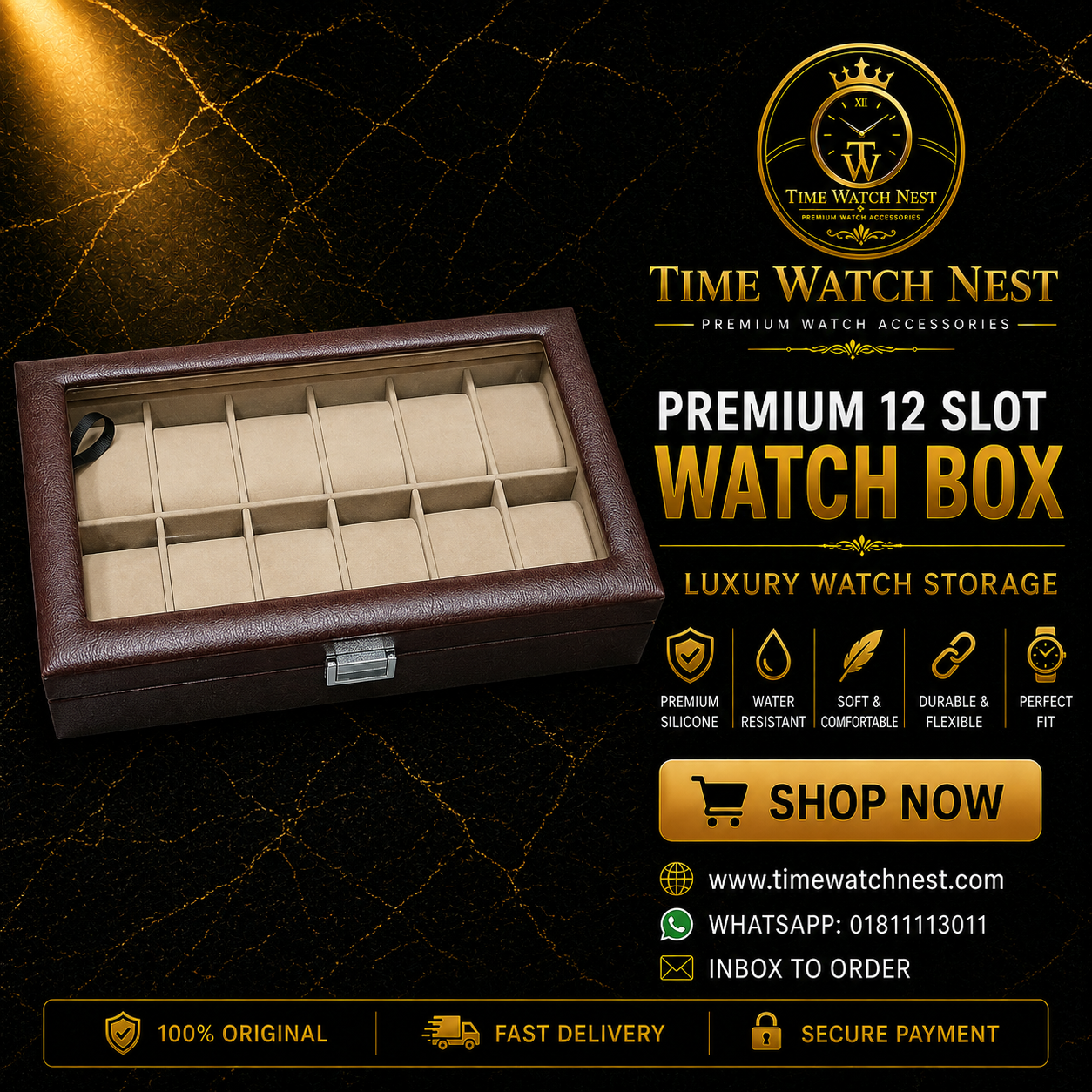 time watch nest 12 slot watch box brand banner time watch nest 12 slot watch box brand banner
