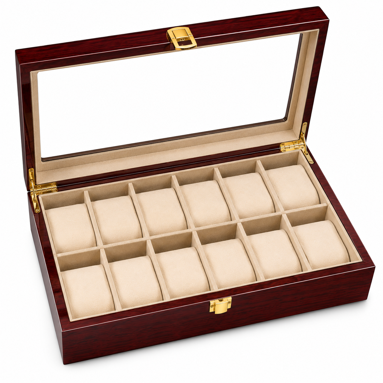 time watch nest 12 slot watch box open view time watch nest 12 slot watch box open view