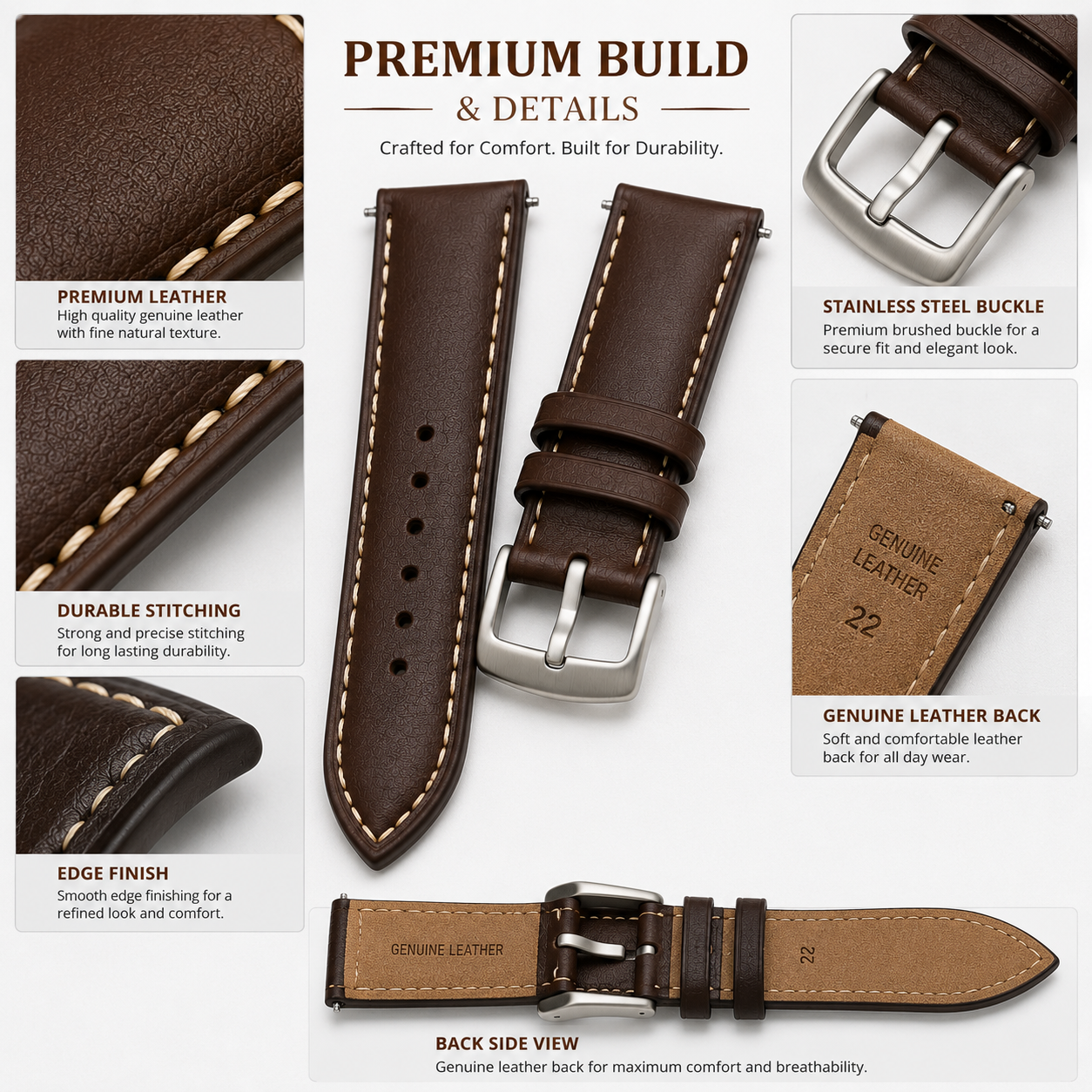 time watch nest leather watch strap premium build details time watch nest leather watch strap premium build details