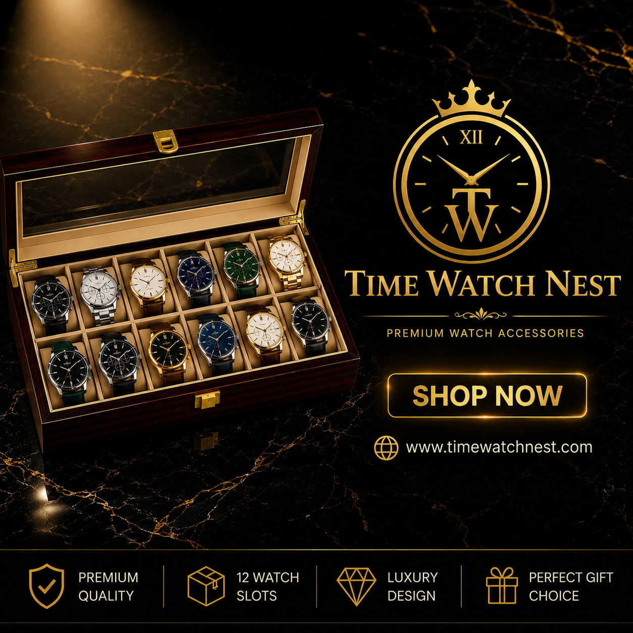 time watch nest watch box brand banner time watch nest watch box brand banner