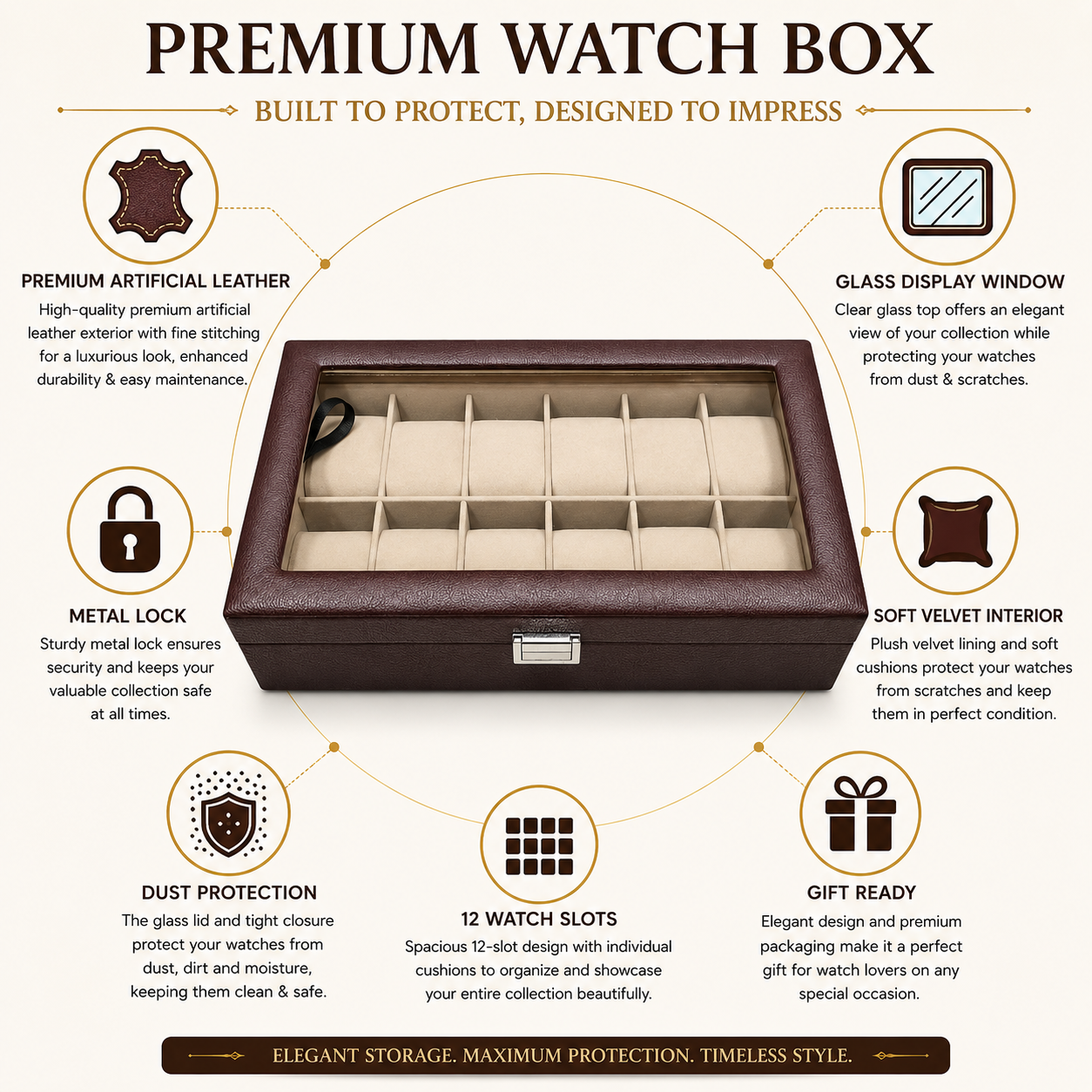 time watch nest watch box features infographic time watch nest watch box features infographic