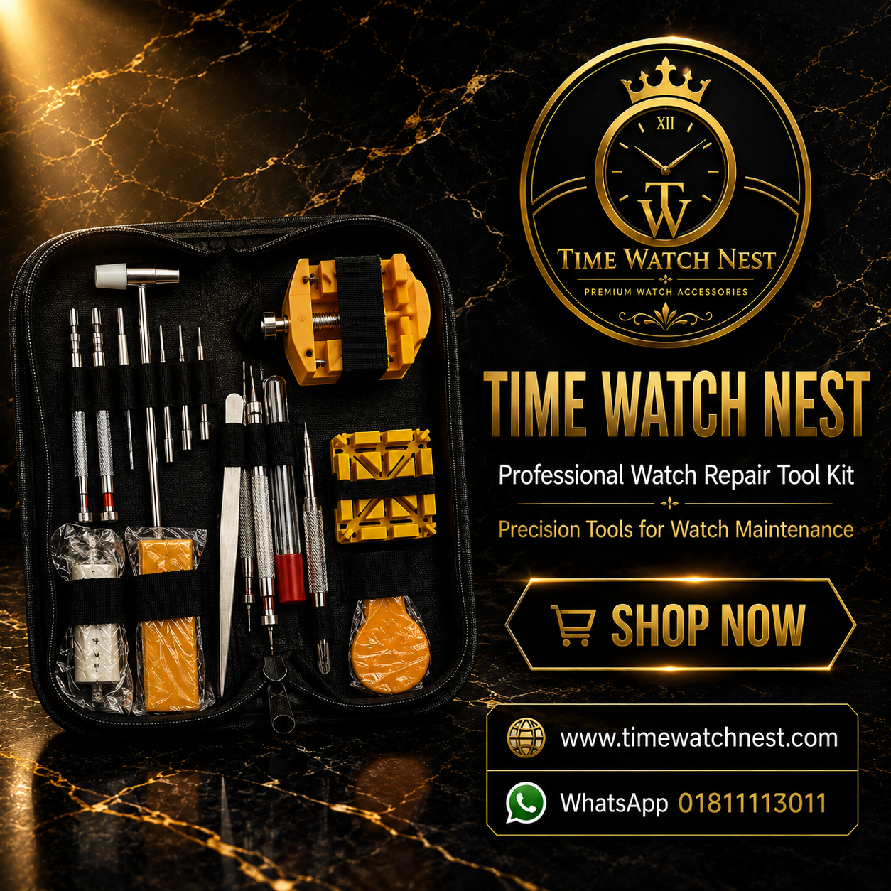 time watch nest watch repair tool kit banner time watch nest watch repair tool kit banner