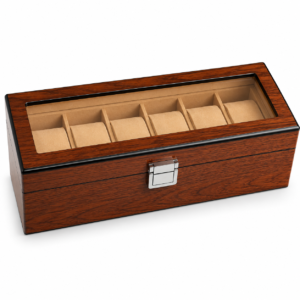 time watch nest luxury wooden watch box 6 slot hero image