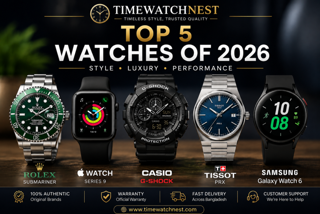Top 5 Watches of 2026 feature image