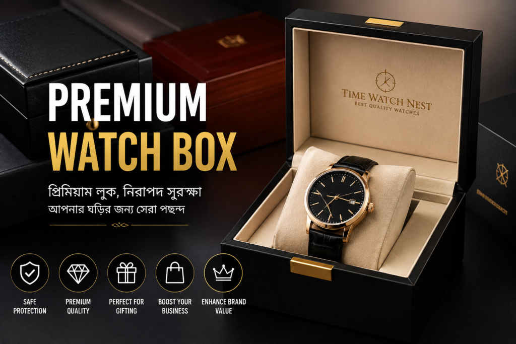 Premium luxury watch box for business and online sales 2026