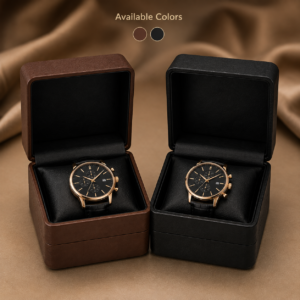 premium single watch gift box brown black variants