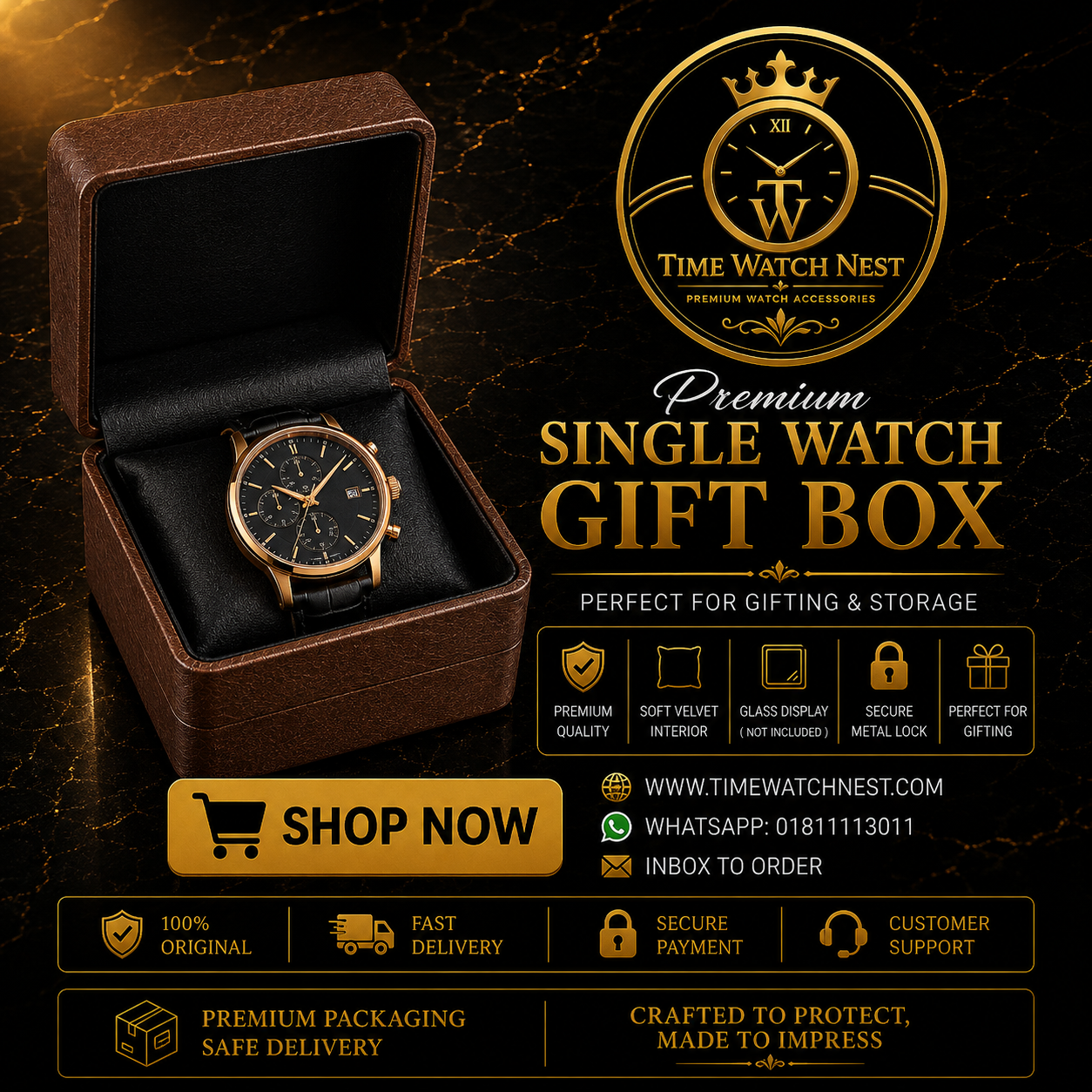 time watch nest premium single watch gift box cta banner time watch nest premium single watch gift box cta banner
