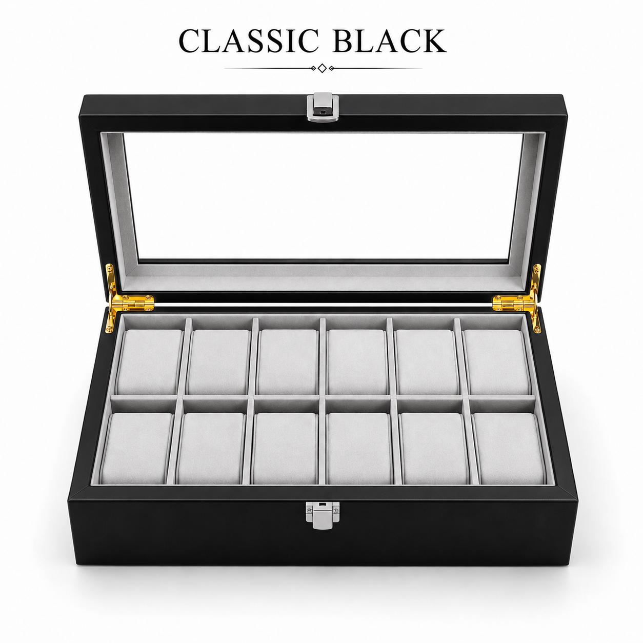 classic black 12 slot watch display box.png classic black 12 slot watch display box.png